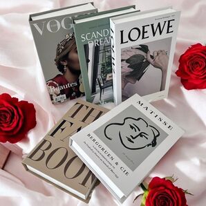 フェイクブック ダミーブック イミテーションブック 洋書 オシャレ結婚式 2冊セット