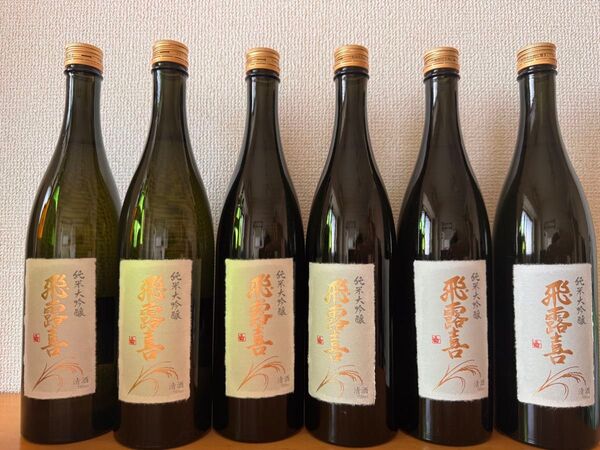 飛露喜 純米大吟醸 720ml 6本セット
