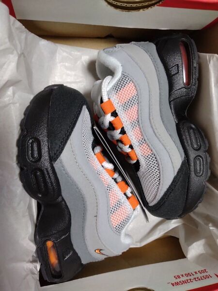 Nike TD Air Max 95 Recraft "Bright Mandarin" (2025)