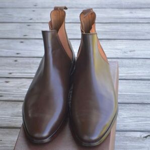 CROCKETT&JONES サイドゴアブーツ 8E ダークブラウン チェルシー