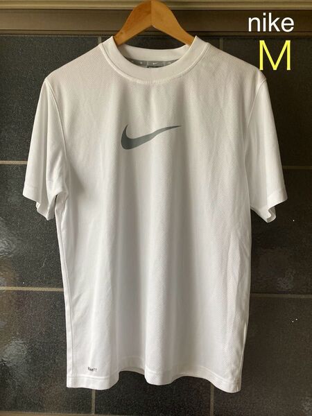 NIKE DRI-FIT Tシャツ メンズM ホワイト