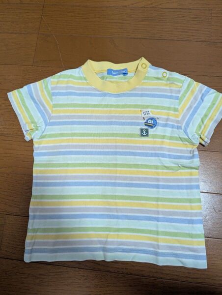 familiar ボーダーTシャツ 110cm