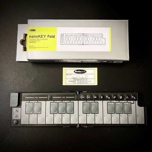 新品未使用状態KORG NANOKEY FOLD BK(ブラック コルグ KORG MIDI コントローラー MIDIキーボード