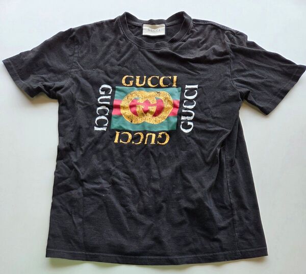 GUCCI ロゴ Tシャツ ブラック