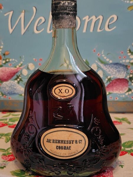 Hennessy COGNAC 金キャップ ジャズ ヘネシー XO グリーンボトル 700ml 古酒