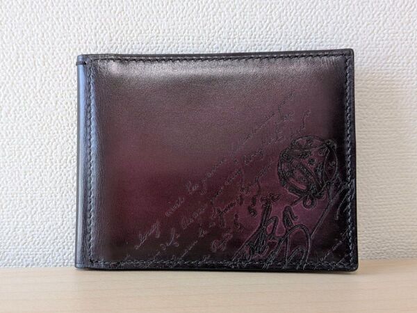 【未使用】ベルルッティ Berluti フィギュア フルスクリットレザーウォレット