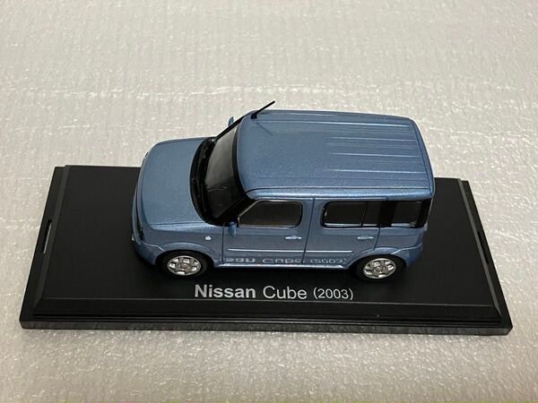 ※日産 キューブ 2003 1/43 国産名車コレクション ミニカー