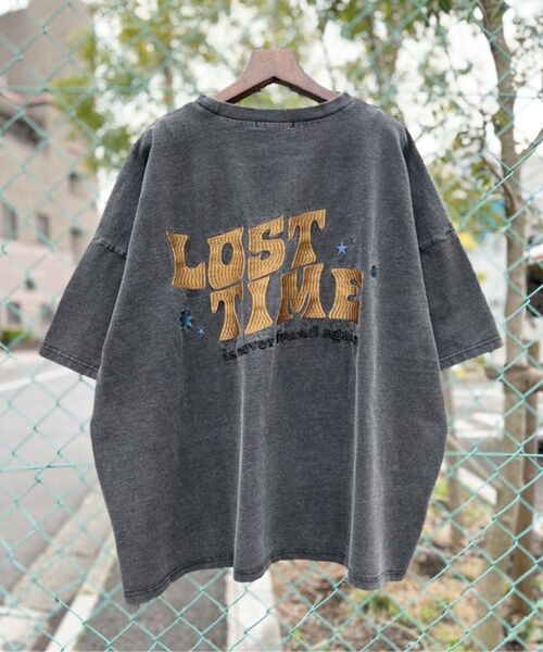 one way / LOST TIMEロゴTシャツ