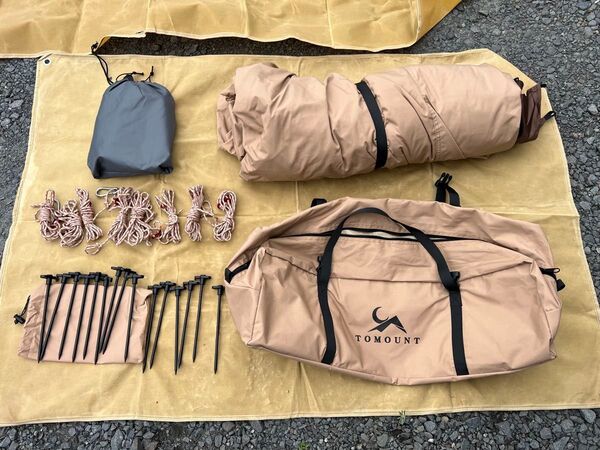 美品 tomount ワンポールtcテント