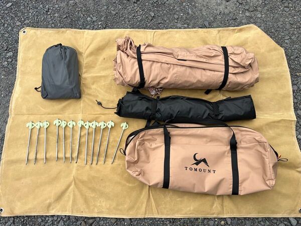 中古 tomount ワンポールtcテント