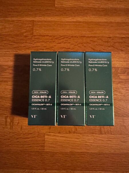 VTコスメティックス シカレチAエッセンス0.7 3個セット 新品未開封 韓国正規店購入
