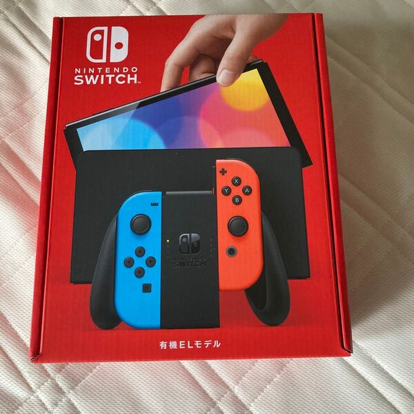 新品未開封 Nintendo Switch 有機ELモデル ネオンブルー ネオンレッド 任天堂 ニンテンドースイッチ 店舗印無し