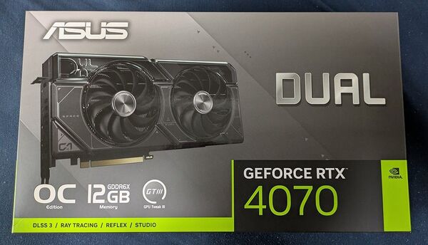 ASUS Dual GeForce RTX4070 OC Edition 12GB