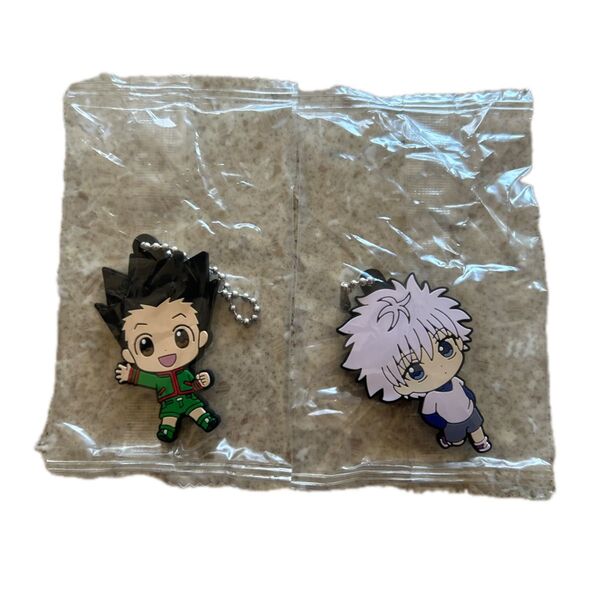 HUNTER×HUNTER ゴン キルア ラバーキーホルダー 2個セット