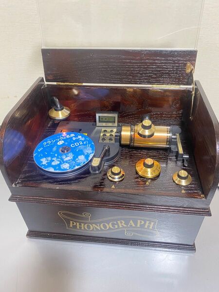 PHONOGRAPH レコードプレーヤー 本体 アンティーク