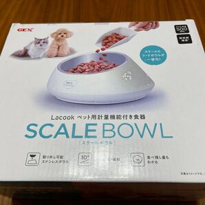 GEX Lacook ペット用計量機能付き食器 SCALE BOWL