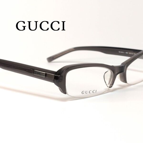 GUCCI メガネフレーム ハーフリム 日本製 GG9031J 38B