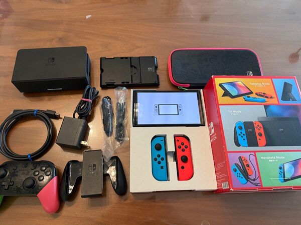 Nintendo Switch ニンテンドースイッチ ネオンレッド 有機ELモデル 本体