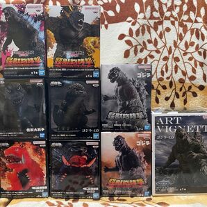 新品・未開封 ゴジラ ガメラ フィギュア 9体 まとめ売り