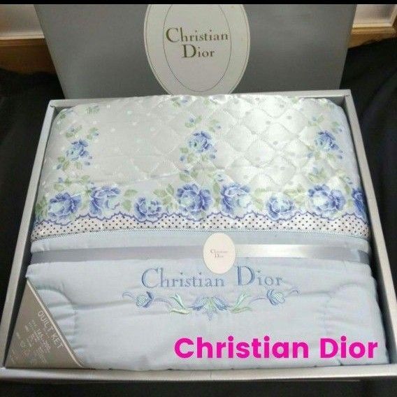 【未使用・訳あり】Christian Dior 掛け布団・キルトケット