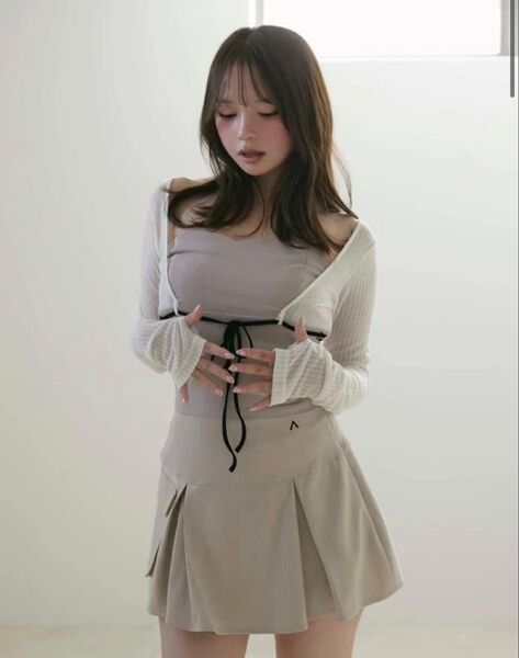 andmary Lona ribbon tops