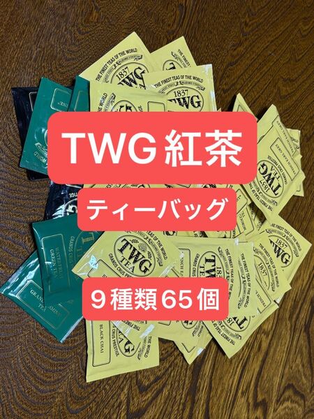 TWG ティーバッグ 9種類65個 個包装 紅茶