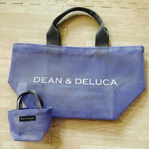 新品 DEAN&DELUCA メッシュトートバッグ ライラック 2025限定色 S&ミニセット