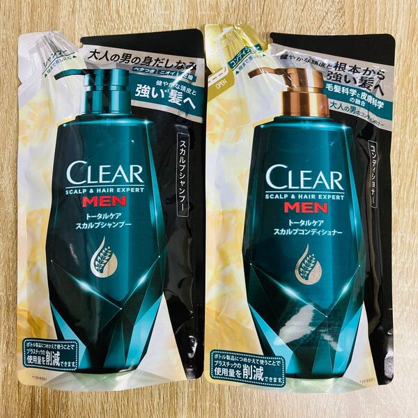 新品 クリアフォーメン トータルケア スカルプシャンプー コンディショナー ヘアケア メンズ美容 メンズシャンプー