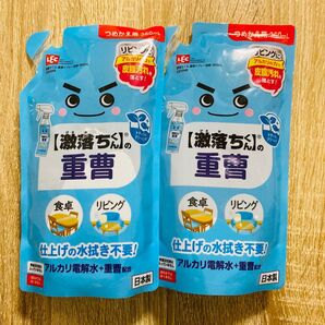新品未開封 激落ちくん重曹スプレー詰替360mL2個セット 食卓 リビング レック アルカリ電解水 日本製 LEC
