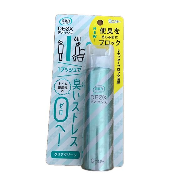 エステー 消臭力 デオックス トイレ用 スプレー クリアグリーン 50mL 新品未開封