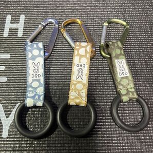 ペットボトルホルダー カラビナ キーホルダー