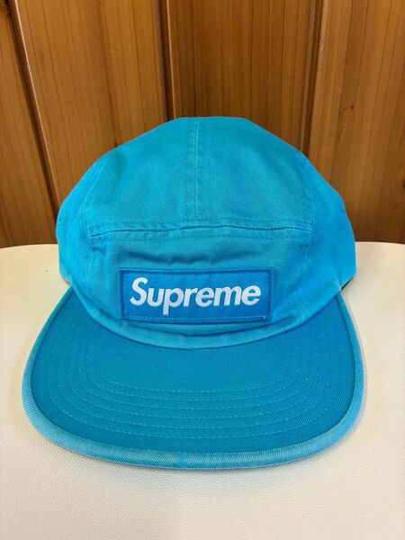 Supreme ボックスロゴキャップ ブルー