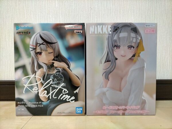 ホロライブ 沙花叉クロヱ Relaxtime NIKKE 勝利の女神 モダニア ぬーどるストッパーフィギュア フィギュアセット①