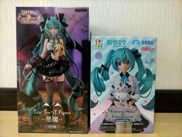 初音ミク ラスカル Trio-Try-iT 悪魔 ちょこのせ 初音ミク シナモロール おすましver. フィギュア 中身のみ