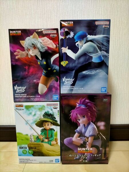 HUNTER × HUNTER ゴン カイト マチ ネフェルピトー フィギュア 4種セット