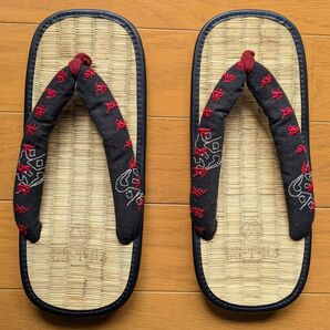 雪駄 諸平勘 CROPPEDHEADS サイズ25.5 収納袋付き