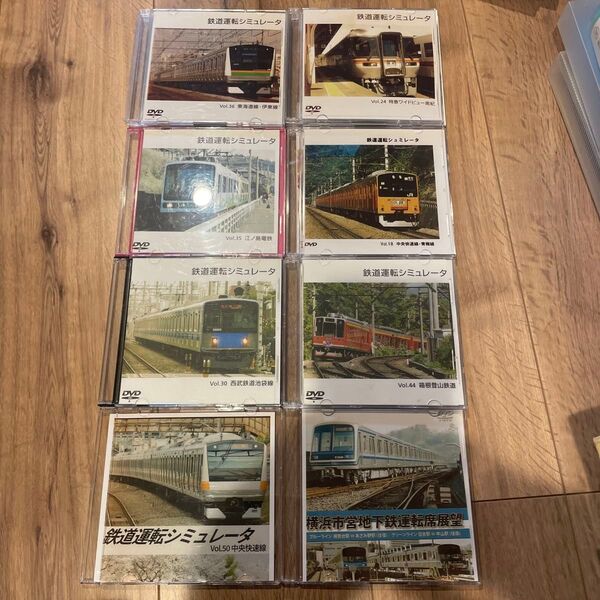 鉄道運転シミュレータDVD 6本セット まとめ売り