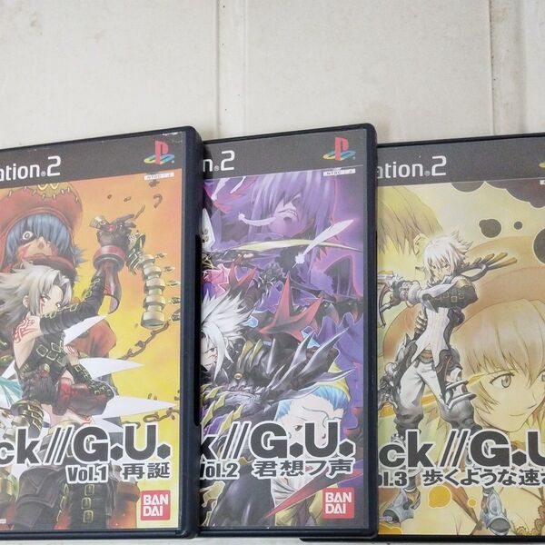 PS2 .hack//G.U. vol.1 vol.2 vol.3