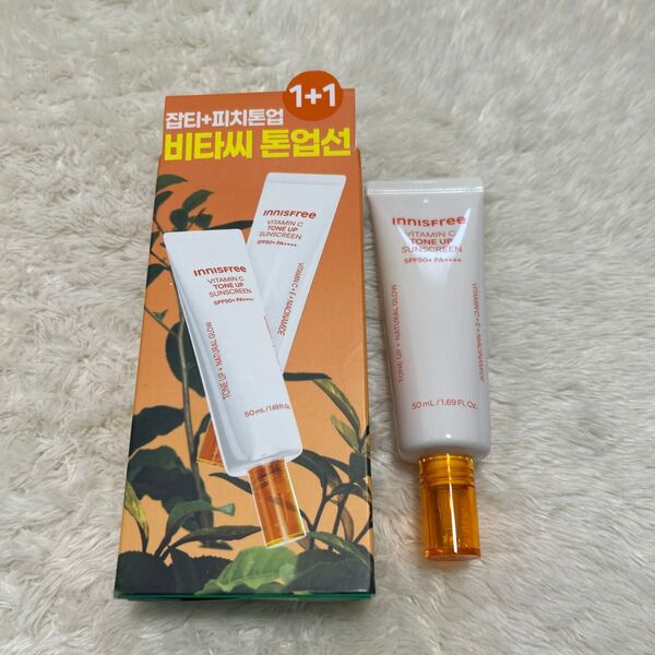 innisfree ビタCトーンアップサンスクリーン 日焼け止め50ml 1本