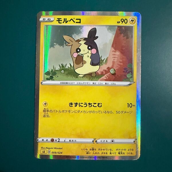 モルペコ Pokemon ポケモンカード 009/024 D きずにうちこむ