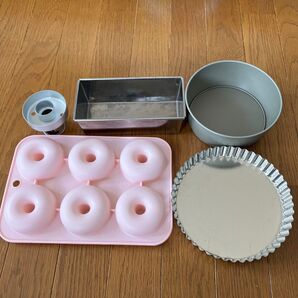 製菓用型セット ドーナツ型・パウンド型・タルト型・スポンジ型