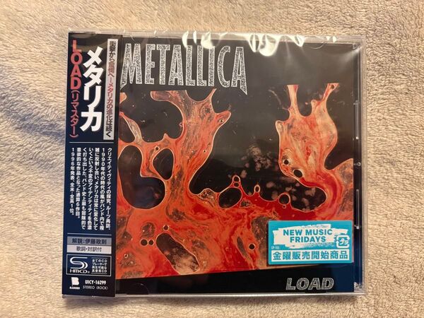 美品★メタリカ/Metallica ★LOAD/ロード (2025年発売リマスター・国内盤SHM-CD)(特典:クリアファイル付)
