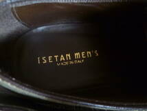 【伊勢丹メンズ館】ISETAN MENS SHOES　made in Italy size 40 約25.5cm_画像3