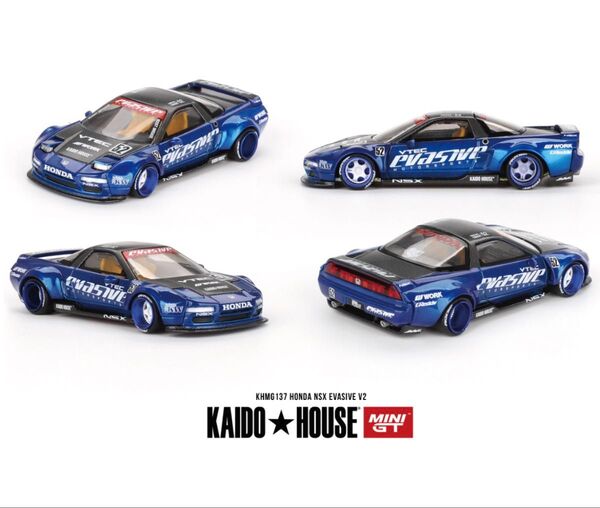 1/64 KAIDO HOUSE MINI GT Honda NSX Evasive V2 KHMG137 ミニカー ホンダ