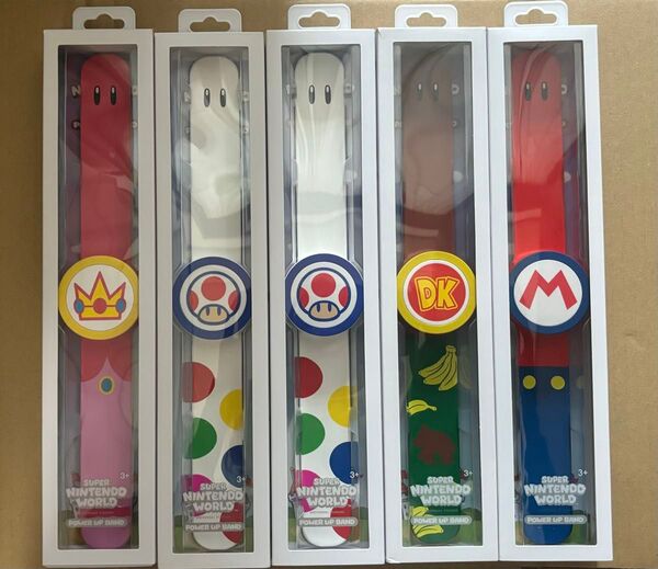 ニンテンドー 任天堂 Nintendo USJ ユニバ パワーアップバンド マリオ キノピオ ドンキーコング ピーチ
