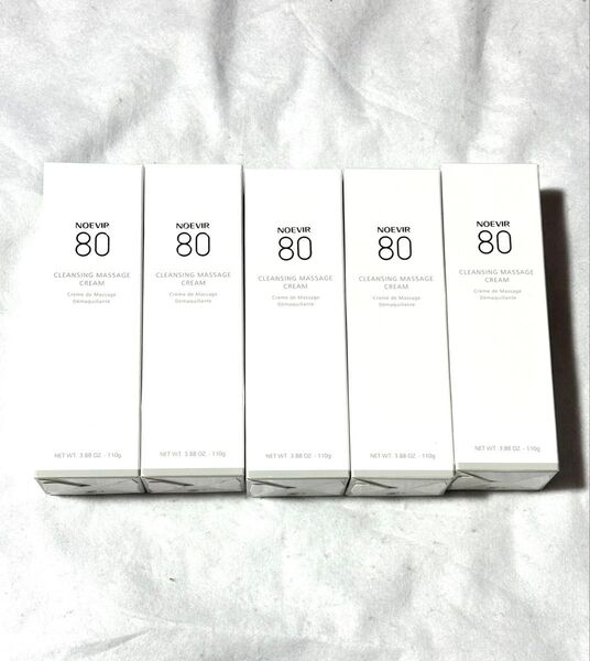 ノエビア80 クレンジングマッサージクリーム 〈メイク落とし・マッサージクリーム〉拭き取り用 5本