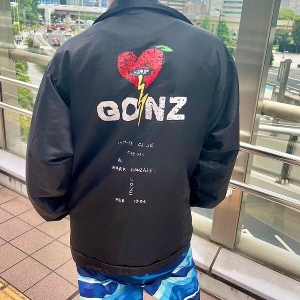 Mark Gonzales マークゴンザレス 定番ロゴ コーチジャケット