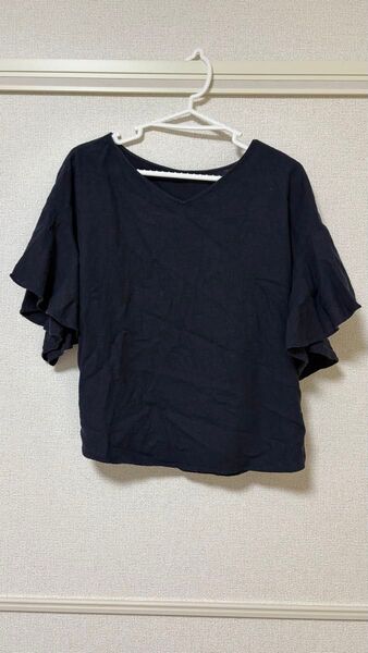 GU フレアスリーブブラウス L