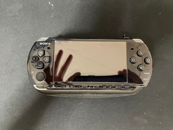 SONY PSP-3000 プレイステーション ポータブル ブラック 純正ACアダプター付き