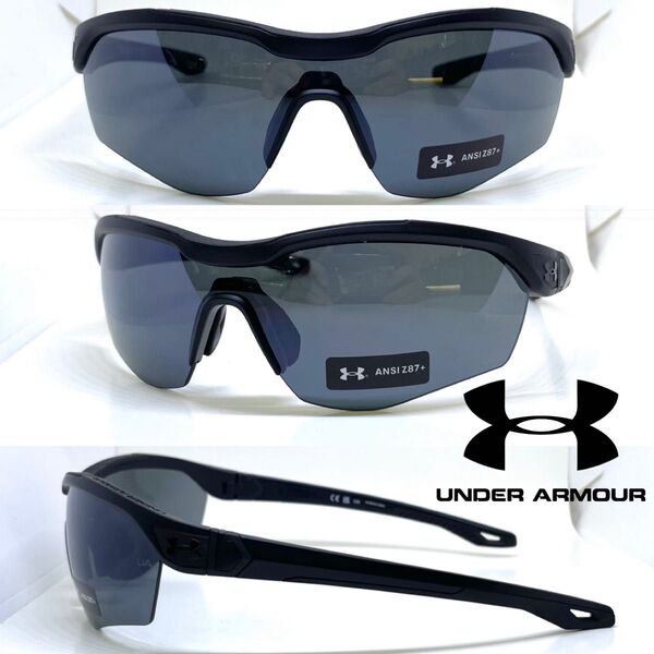 UNDER ARMOUR アンダーアーマー スポーツサングラス UA YARD PRO 003KA マットブラック グレー